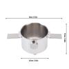 SIXRUN Stainless Steel Pour Over Coffee Filter, Rustproof Reusable Coffee Dripper Cup Easy To For Travel Camping, Compact Lightweight Coffee Filter With Stainless Steel Mesh view 2