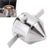 SIXRUN Stainless Steel Pour Over Coffee Filter, Rustproof Reusable Coffee Dripper Cup Easy To For Travel Camping, Compact Lightweight Coffee Filter With Stainless Steel Mesh view 4