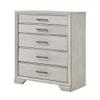 1pc Contemporary Style Two Storage Drawers Nightstand End Table Bedroom Furniture Dark Finish view 1