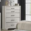 1pc Contemporary Style Two Storage Drawers Nightstand End Table Bedroom Furniture Dark Finish view 4