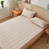 SRJUSV Mattress Protector Pure Color Waterproof Quilted Mattress Protector with Pattern Light and Breathable Machine Washable Not Including Pillowcase(White,200x220cm) view 3