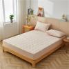 SRJUSV Mattress Protector Pure Color Waterproof Quilted Mattress Protector with Pattern Light and Breathable Machine Washable Not Including Pillowcase(White,200x220cm) view 4