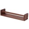 MObyat Wooden Magazine Holder Brochure Display Stand, 16 24 32 Inch Long Catalog Literature Rack Information Rack, Kids Room Office Supply Storage Organizer(Walnut,80x10x9.5cm/31.5x3.9x3.7in) view 1