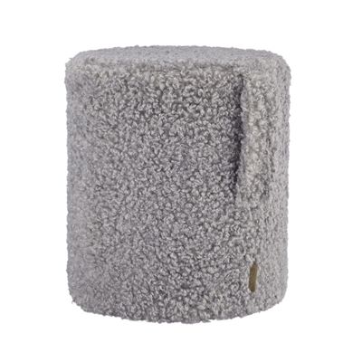 Blomus Teddy Upholstered Pouf - Sharkskin (Grey)
