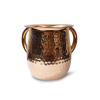 CL Pure Copper Hammered Netilat Yadayim Cup | Washing Mug | Negel Vasser Cup | 100% Kosher Cook || Wash Hand Ceremony view 2
