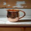 CL Pure Copper Hammered Netilat Yadayim Cup | Washing Mug | Negel Vasser Cup | 100% Kosher Cook || Wash Hand Ceremony view 4