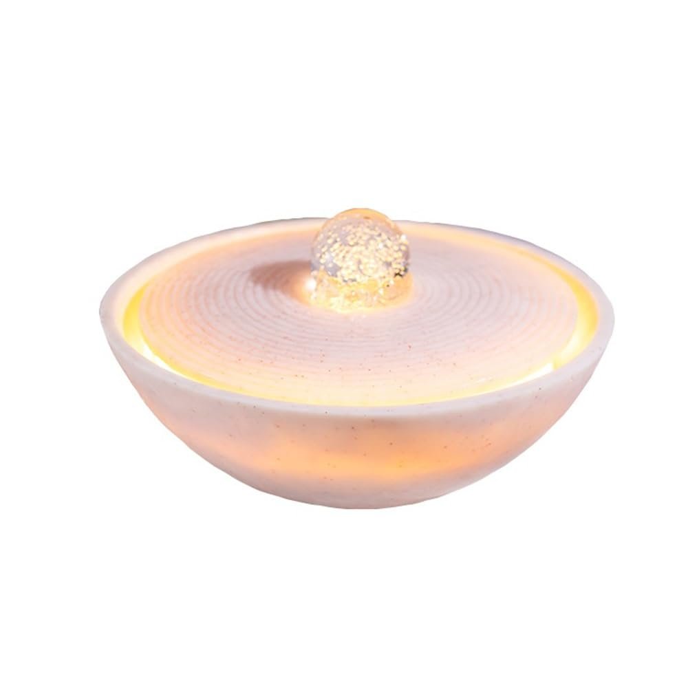 x3anggyt5 Water Fountain Indoor Prosperity Flow Dynamic Water Circuit Desktop Fountain for Home, Office or Meditation Space Decor Tabletop Fountains