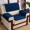 Miecoae Leather Recliner Quilted Headrest Cushion, Furniture Protector, 28x35 Inch 28x59 Inch Theater Seat Cushion, Recliner Chair Slipcovers(Blue,55X140 CM) view 3