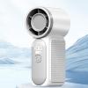 predolo Portable Handheld Fan 1-100 Speeds Multifunction USB Charging Quiet Mini Fan 18 Working Hours for Outdoor Indoor Lash Travel, White view 3