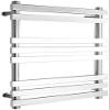 8-Bar Heated Towel Warmer, Wall-Mounted Stainless Steel Electric Towel Rack, 67W, Waterproof, Hardwired/Plug-in for Bathroom, 20"x29" view 1