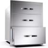 Outdoor Kitchen Drawer Stainless Steel BBQ Triple Drawer Flush Mount For Outdoor Kitchen Island,Three Drawers view 1