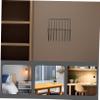 Happyyami Modern Iron Wall Mounted Magazine Holder Black Metal File Organizer for Stylish Home Office Decor Easy Installation Book Rack for Magazines Documents view 3