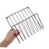Happyyami Modern Iron Wall Mounted Magazine Holder Black Metal File Organizer for Stylish Home Office Decor Easy Installation Book Rack for Magazines Documents view 4