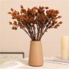 3-pack autumn pine cone branches 16.5-inch realistic pine cone bouquets suitable for Thanksgiving decorations, home flower arrangements, living room entrance ornaments, and autumn crafts(Coffee) view 2