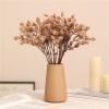 3-pack autumn pine cone branches 16.5-inch realistic pine cone bouquets suitable for Thanksgiving decorations, home flower arrangements, living room entrance ornaments, and autumn crafts(Coffee) view 3