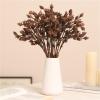 3-pack autumn pine cone branches 16.5-inch realistic pine cone bouquets suitable for Thanksgiving decorations, home flower arrangements, living room entrance ornaments, and autumn crafts(Coffee) view 4