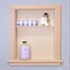 Fox Hollow Furnishings 14x24 Recessed Aiden Wall Niche - Wall Shelf for Storage and Home Decor, 1 Shelf (Unfinished W/Plain Back) view 4