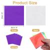 MECCANIXITY Purple Foil Candy Wrappers 100 Sheets 8 Inch Chocolate Foil Wrappers for Handmade Candy Caramel Chocolate Bars view 2