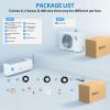 18000 BTU Mini Split Air Conditioner and Heater, 21 SEER2 Inverter System, 230V Ductless AC Unit for Rooms Up to 1250 Sq.Ft, with Remote, WiFi, Installation Kit view 3