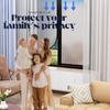 Window Film Privacy Anti UV Sun Protection Film,Total Blackout Window Films, Roof Insulation Films, Cooling Aluminum Foil Sun Visor,8mm, Easy to Disassemble/Reusable,for Home(Gray,40x150cm (16x59in)) view 2