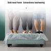 Folding Storage 100X40X45Cm Household Shoe Changing Stool Tufted Top Large Storage Space Multifunctional Footstool Artificial Leather Sturdy Solid Wood Feet 150Kg,Grey,Size view 4