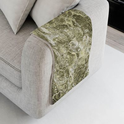 Addison Rugs ASB670 Taupe 50" x 70" Oversized Sherpa Throw Blanket, Machine Washable