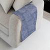 Addison Rugs ASB685 Blue 50" x 70" Oversized Sherpa Throw Blanket, Machine Washable view 1