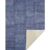 Addison Rugs ASB685 Blue 50" x 70" Oversized Sherpa Throw Blanket, Machine Washable view 3