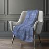 Addison Rugs ASB685 Blue 50" x 70" Oversized Sherpa Throw Blanket, Machine Washable view 4