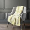 Addison Rugs ASB724 Gold 50" x 70" Oversized Sherpa Throw Blanket, Machine Washable view 4