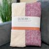 Addison Rugs ASB691 Blush 50" x 70" Oversized Sherpa Throw Blanket, Machine Washable view 3