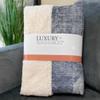 Addison Rugs ASB719 Navy 50" x 70" Oversized Sherpa Throw Blanket, Machine Washable view 3