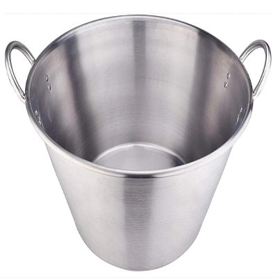 Grande Para Carnitas Extra Large Cazo 17"Wx10"Deep Stainless Steel Heavy Duty Acero Inoxidable Wok comal Fry