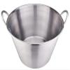 Grande Para Carnitas Extra Large Cazo 17"Wx10"Deep Stainless Steel Heavy Duty Acero Inoxidable Wok comal Fry view 1