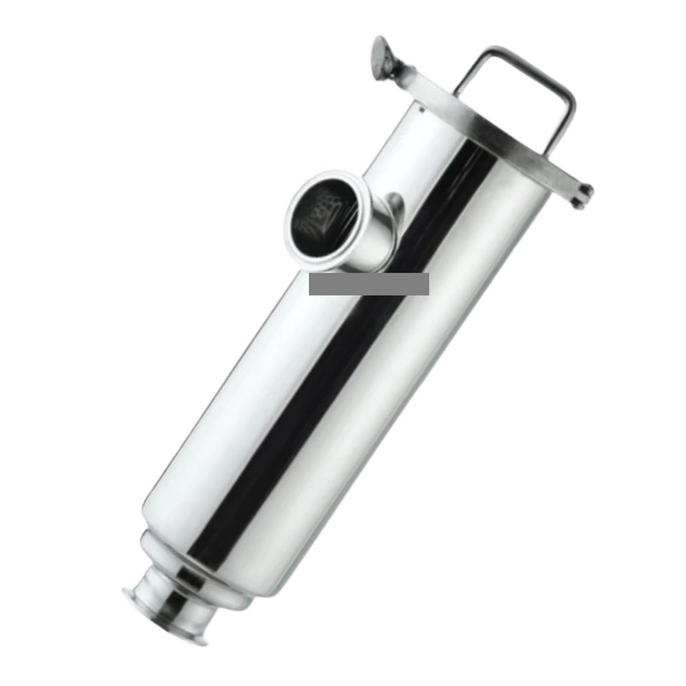 QASYKSLQ Elbow Fit 76mm Pipe x 3" Tri Clamp in-line Filter Strainer Homebrew SUS304 Stainless Steel 100mesh