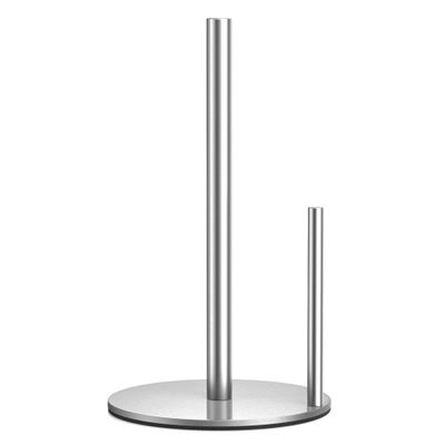 Paper Towel Holder Countertop, Stainless Steel, Silver, for Kitchen, Pantry, RV