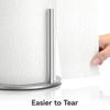 Paper Towel Holder Countertop, Stainless Steel, Silver, for Kitchen, Pantry, RV view 2