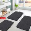 Arotive Bathroom Rugs 36x24, Extra Soft Absorbent Shaggy Chenille Bath Rugs, Machine Washable Rubber Backing Non-Slip Bath Mats for Bathroom Floor Tub and Shower, Home Decor Accessories, Dark Grey view 2