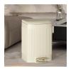 AEYSD-456 Trash and Recycling Bin Stainless Steel Foot-Operated Kitchen Trash Can 20L Large Simple Fashion Household Living Room Storage with Lid Garbage Bin Wastebasket with Lid view 1