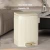AEYSD-456 Trash and Recycling Bin Stainless Steel Foot-Operated Kitchen Trash Can 20L Large Simple Fashion Household Living Room Storage with Lid Garbage Bin Wastebasket with Lid view 2