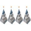 AJmores Quick Dry Small Towel White Horse Running on The Sea Small Towel with Lanyard Quick Drying Microfiber Cleaning Cloth Dish Rags view 1