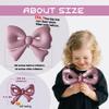 11 Pack Pink Bow Nylon Balloons for Birthday Decorations - large and small Foil Balloons for Bridal Shower, Shower, Bachelorette Theme Party Supplies view 2
