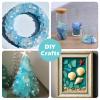 Abeillo 45oz Sea Glass for Crafts, Frosted Seaglass Pieces Vase Filler and Aquarium Decor, Smooth Edge Seaglass for DIY Art and Home Decor (Blue, Green, White) view 4