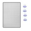 Window Films for Privacy Heat Reflective Shade for Sun Blocking, Window Insulation for Summer Heat, 20x47in Aluminum Foil Thermal Insulation Radiant Barrier, Garage Door Cover(Gray,60x130cm (24x51in)) view 1
