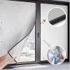 Window Films for Privacy Heat Reflective Shade for Sun Blocking, Window Insulation for Summer Heat, 20x47in Aluminum Foil Thermal Insulation Radiant Barrier, Garage Door Cover(Gray,60x130cm (24x51in)) view 2