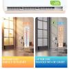 Window Films for Privacy Heat Reflective Shade for Sun Blocking, Window Insulation for Summer Heat, 20x47in Aluminum Foil Thermal Insulation Radiant Barrier, Garage Door Cover(Gray,60x130cm (24x51in)) view 3