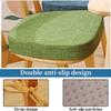 DOGACA Chair Cushions for Dining Chairs 1 2 4pack with Ties - U Shaped Seat Cushion - Non Slip Seat Pads for Living Room Kitchen Office Car Bleachers(6,1pc:43x42x3cm) view 4