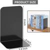 Book Ends 10pcs Bookends L-Shaped Bookends Book Stoppers Book Holders Shelf Book End for Home Office School Supplies(White,10pcs) view 4