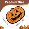 Meyrwoy Pumpkin Door Mat 15.8x23.6'' Imitation Cashmere Pumpkin Bath Mat with Spooky Anti-Slip Water Absorbent Halloween Bath for Bathroom Front Door, Home Decor view 3