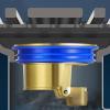 jiahesuw Shower Floor Drain Cores Sealing Floor Drain Backflow Preventer Toilet Floor Drain Deodorizing Cores Easy to Use view 3